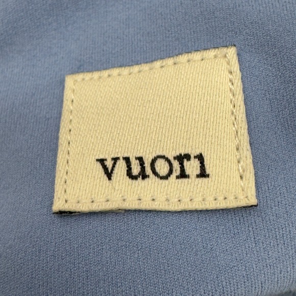 Vuori Yosemite Bra Blue Strappy Cage Back Sports Bra Womens Size Large - Picture 4 of 7